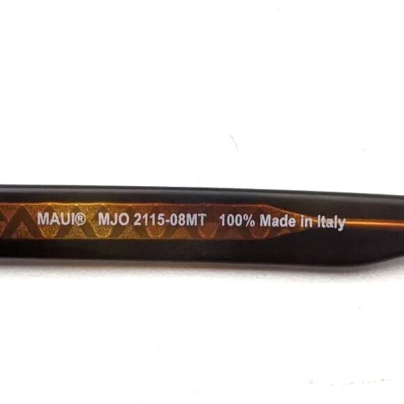 🕶️Made in Italy! Maui Jim MJO2115-08MT Eyeglasses 53/17-145 / ALD347🕶️ - Picture 6 of 10